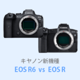 キヤノンEOS R6の発売日と評判は？EOS Rと徹底比較