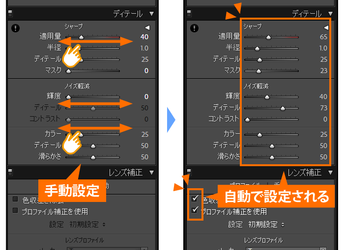 Lightroom ISOアダプティブプリセット