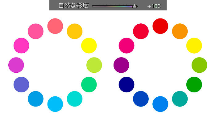 Lightroom Classic自然な彩度