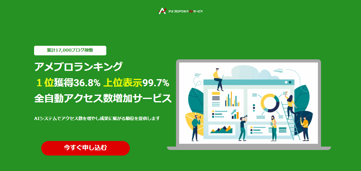 アメブロアクセスupサービス